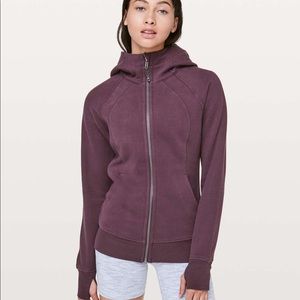 lululemon scuba hoodie light plum